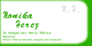 monika hercz business card